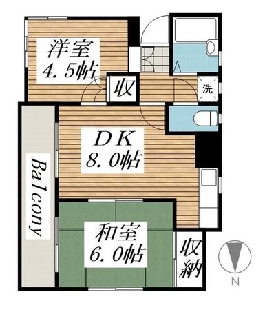 ロイヤルエモンド松戸の物件間取画像